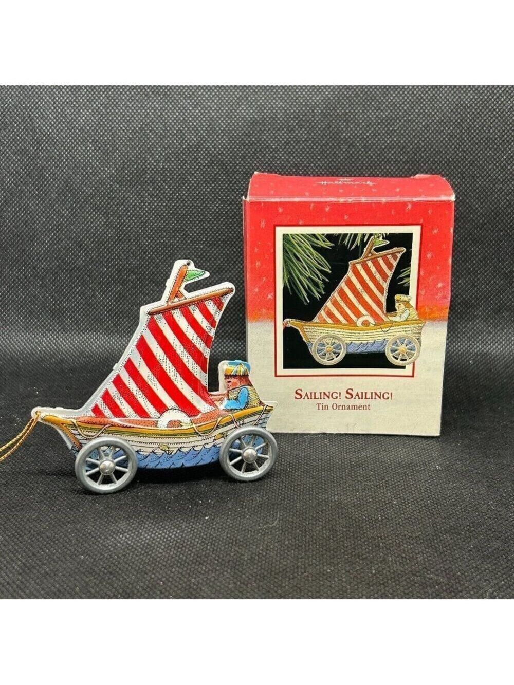 1988 Hallmark "Sailing, Sailing "  Tin Keepsake ornament